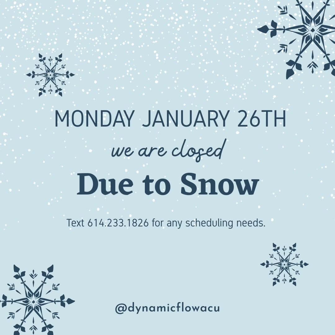 Stay safe and warm, friends!! Our office will be closed today but you can still reach us via text for any scheduling needs!